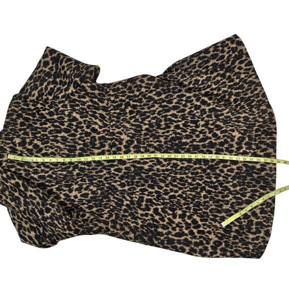 Torrid Leopard Print Pea Coat - Picture 6 of 8